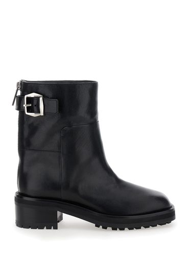 Brooklyn Ankle Boots With Buckle In Smooth Leather Woman - Jimmy Choo - Modalova