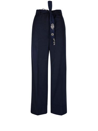 Belted Straight Leg Pants - 'S Max Mara - Modalova