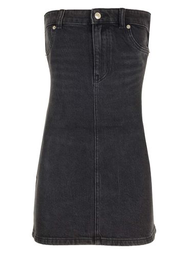 Stretch Denim Sheath Dress - Alexander Wang - Modalova