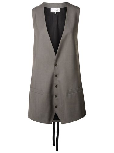 Virgin Wool Waistcoat - MM6 Maison Margiela - Modalova