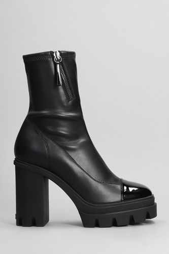 Kokebi High Heels Ankle Boots In Leather - Giuseppe Zanotti - Modalova