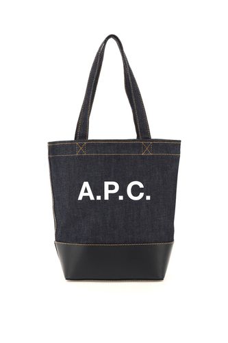 A. P.C. Axel Small Denim Tote Bag - A.P.C. - Modalova