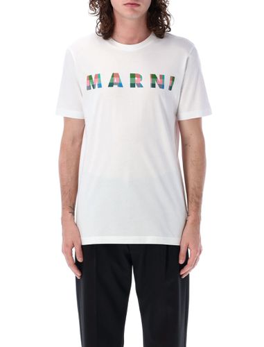 Marni T-shirt With Print Logo - Marni - Modalova