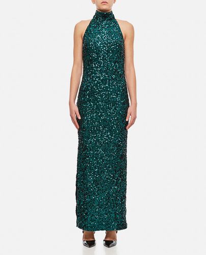 Halterneck Dress With All-over Paillettes - Rotate by Birger Christensen - Modalova