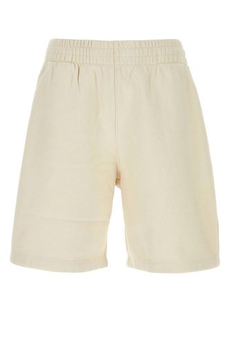 Ivory Cotton Bermuda Shorts - Burberry - Modalova