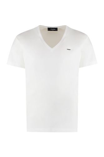 Dsquared2 Logo Cotton T-shirt - Dsquared2 - Modalova