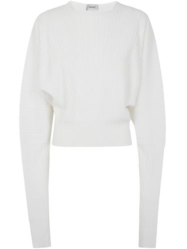 Round Neck Parisienne Over-shoulder Sleeves Sweater - Mrz - Modalova