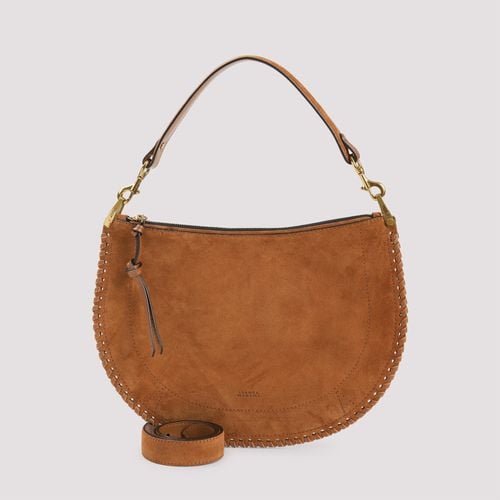 Oskan Soft Zip Shoulder Bag In Brown Suede - Isabel Marant - Modalova