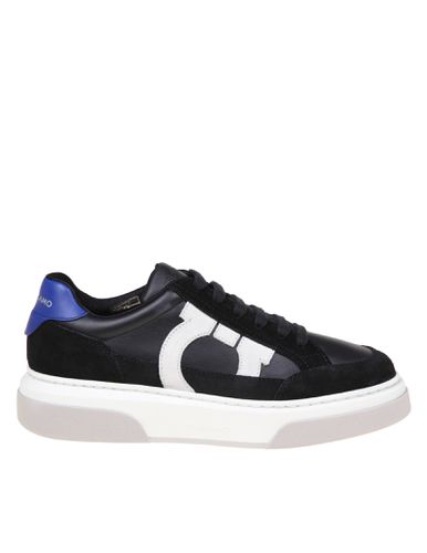 Low Gancini Sneakers In Mesh - Ferragamo - Modalova