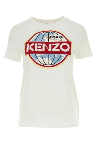 Kenzo White Cotton T-shirt - Kenzo - Modalova