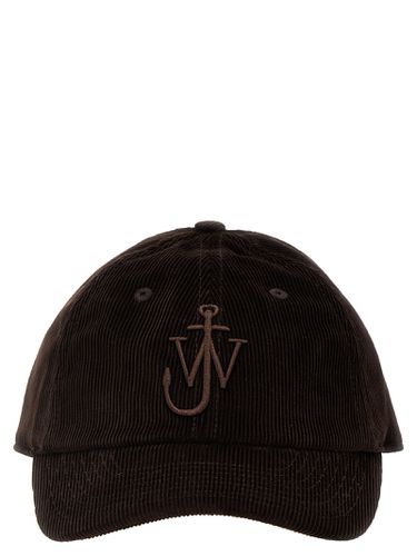 J. W. Anderson Logo Embroidery Velvet Cap - J.W. Anderson - Modalova