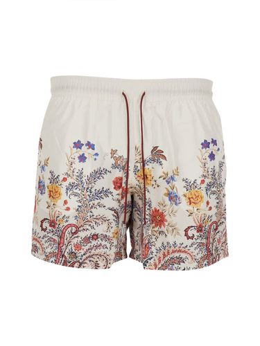 Etro Boxer Swimsuit With Print - Etro - Modalova