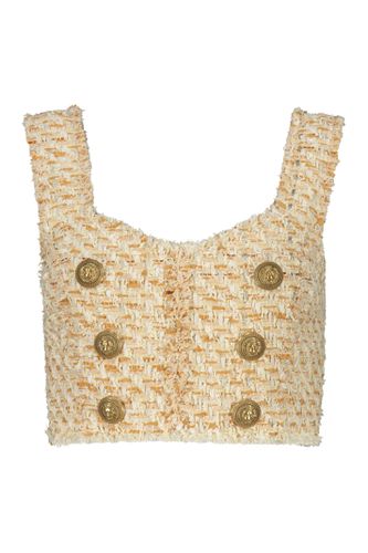 Balmain Decorative Buttons Top - Balmain - Modalova