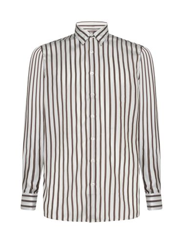 Lardini Pinstriped Silk Shirt - Lardini - Modalova