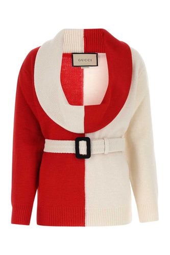 Gucci Two-tone Wool Sweater - Gucci - Modalova