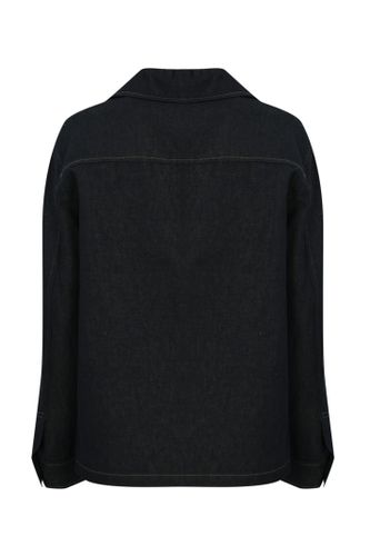 Blouse In Cotton And Linen Drill - Max Mara Studio - Modalova