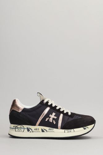 Conny Sneakers In Suede And Fabric - Premiata - Modalova