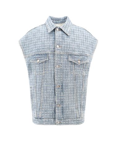 Givenchy 4g Denim Button-up Vest - Givenchy - Modalova