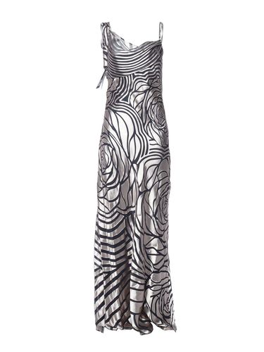 Satin-trim Sleeveless Long Dress - Alberta Ferretti - Modalova