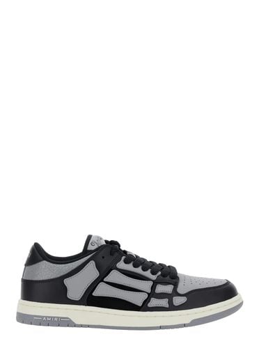 Skel Top Low Sneakers With Skeleton Patch In Leather Man - AMIRI - Modalova