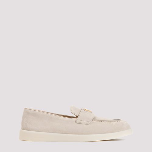 Prada Suede Calf Leather Loafers - Prada - Modalova