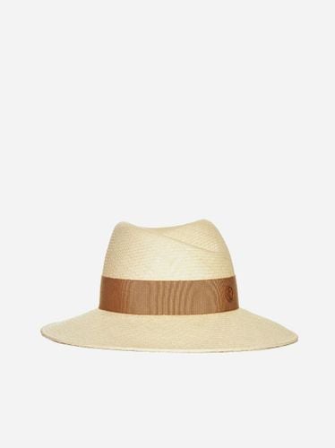 Virginie Straw Fedora Hat - Maison Michel - Modalova