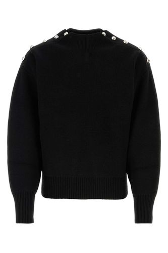 Ferragamo Black Wool Blend Sweater - Ferragamo - Modalova