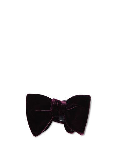 Tom Ford Bordeaux Velvet Bow Tie - Tom Ford - Modalova