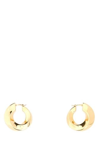 Silver Twist Hood Earrings - Bottega Veneta - Modalova