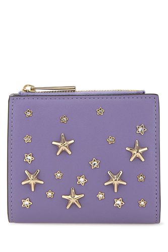 Lilac Leather Hanno Wallet - Jimmy Choo - Modalova