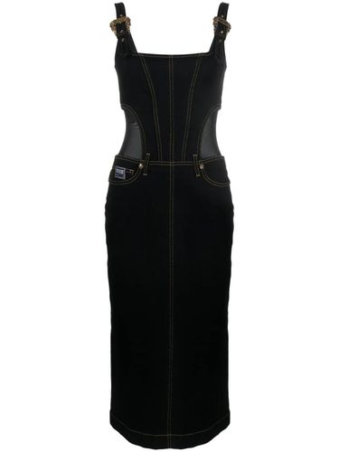 Sleeveless Boat Neck Midi Dress - Versace Jeans Couture - Modalova