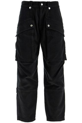 Jannick Black Cotton Pants - Marant Étoile - Modalova