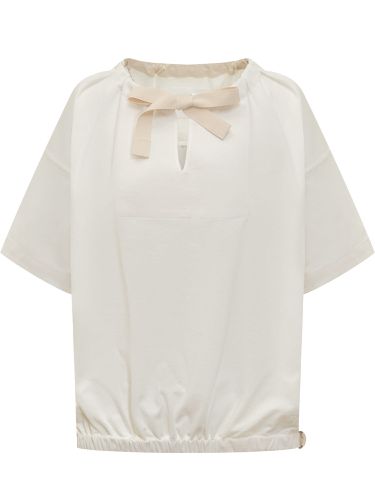 Bow-detailed Short-sleeved Blouse - Jil Sander - Modalova