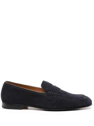 Navy Suede Penny Loafers - Doucal's - Modalova