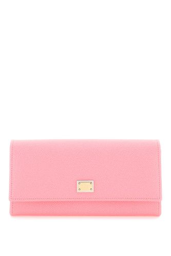 Dauphine Leather Wallet - Dolce & Gabbana - Modalova