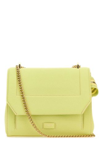 Fluo Yellow Leather Ninon Handbag - Lancel - Modalova