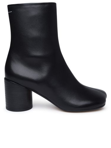 Leather Ankle Boots - MM6 Maison Margiela - Modalova