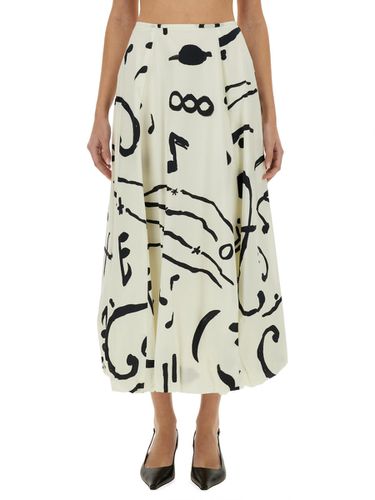 Alysi Printed Skirt - Alysi - Modalova