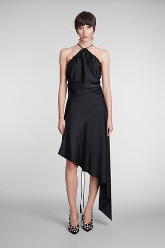 The Attico Asymmetric Satin Dress - The Attico - Modalova