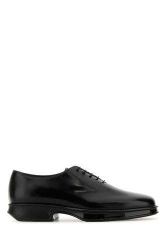 Prada Black Leather Lace-up Shoes - Prada - Modalova