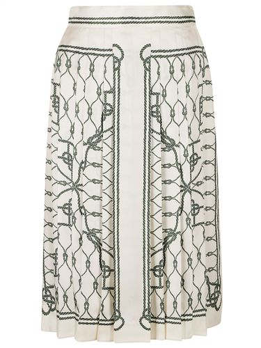 Tory Burch Printed Pleated Skirt - Tory Burch - Modalova