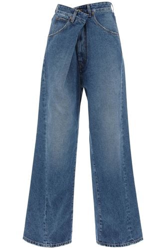 Ines Baggy Jeans With Folded Waistband - DARKPARK - Modalova