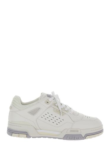 Onyx Low Top Sneakers With Logo Detail In Leather And Fabric Man - Axel Arigato - Modalova