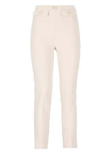 Elisabetta Franchi Crepe Trousers - Elisabetta Franchi - Modalova