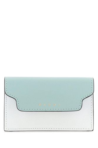 Multicolor Leather Business Card Holder - Marni - Modalova