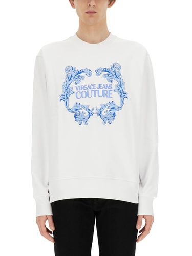 Sweatshirt With Logo - Versace Jeans Couture - Modalova