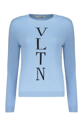 Long Sleeve Crew-neck Sweater - Valentino - Modalova