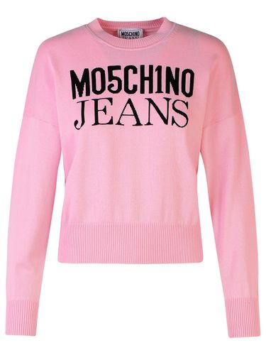M05CH1N0 Jeans Pink Cotton Sweater - M05CH1N0 Jeans - Modalova