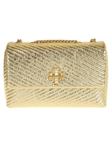 Kira Metallic Moto Quilt Small Convertible Shoulder Bag - Tory Burch - Modalova