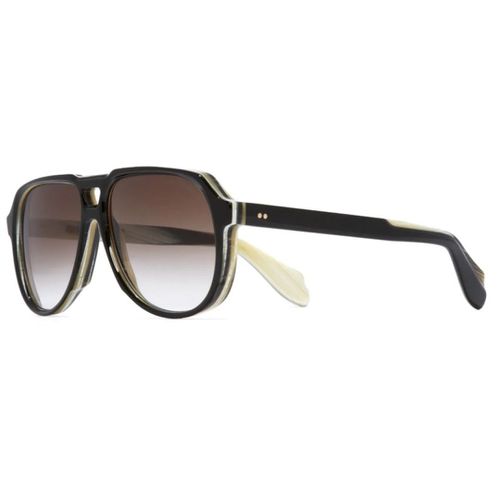 Mm Black On Horn Acetate Sunglasses - Cutler and Gross - Modalova